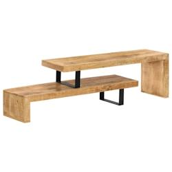 Helloshop26 - Meuble télé buffet tv télévision design pratique bois de manguier massif 2502132 - 3002468224681_0