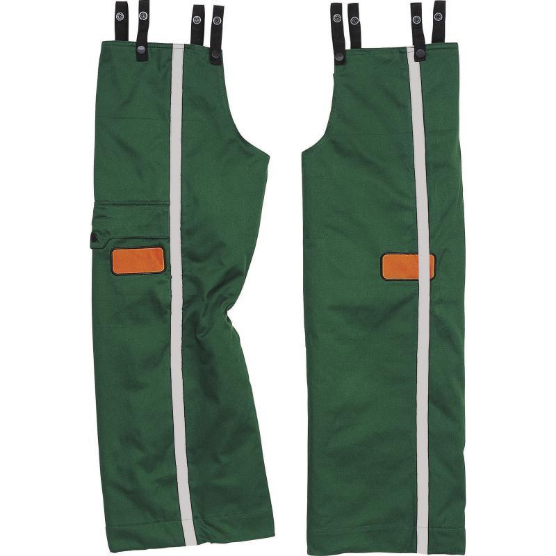 Jambière bûcheron Douglas3 - doublure filet polyester avec complexe anti-coupure - ouverture zip et sangles de maintien_0