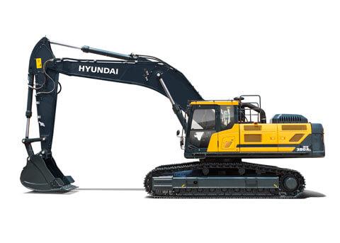 Pelle sur chenilles HYUNDAI HX380A L - 38 tonnes - 272 kW (365 CV) - Série A - Norme européenne Stage V_0