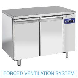 Tables frigorifiques  ventilées  2 portes gn 1/1  (sans groupe)   ts2n/l_0