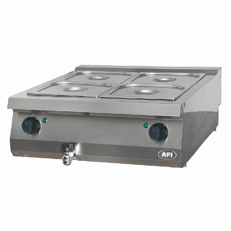 Bain marie professionnel électrique 2 bacs gn 1/1 à poser - BMP7E80_0