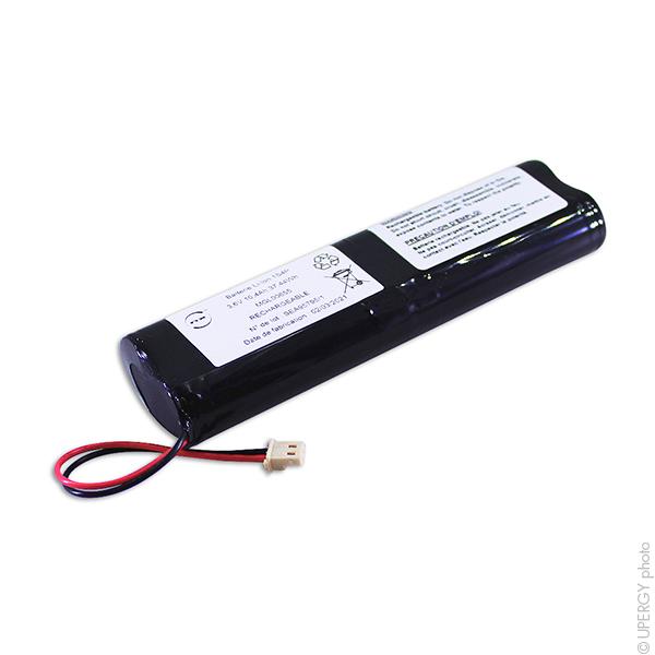 Batterie industrielle Li-ion 4x 18650 1S4P ST5 3.6V 10.4Ah Molex - compatible lampe solaire Inspire Ibiza_0
