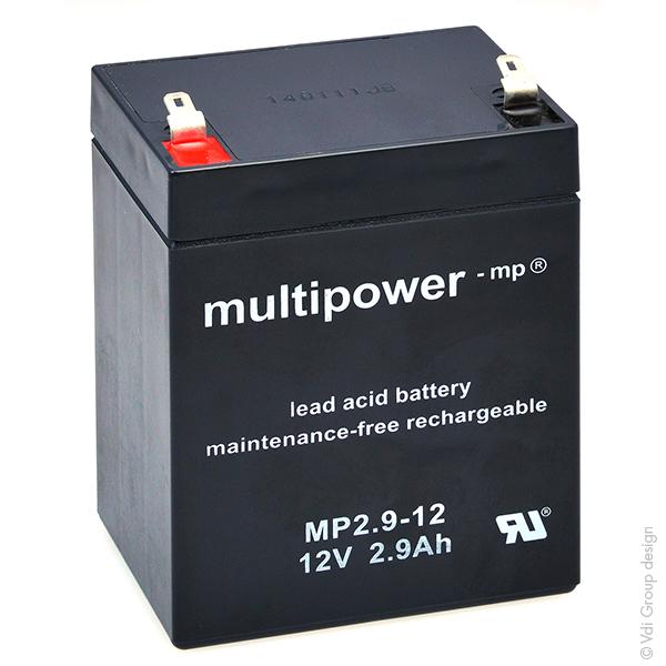 BATTERIE PLOMB AGM MP2.9-12 12V 2.9AH F4.8_0