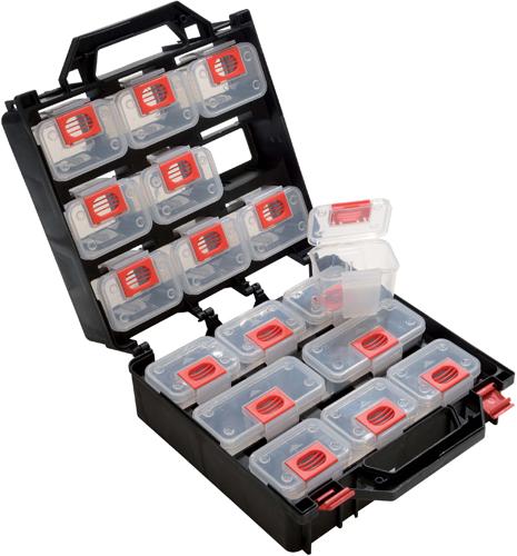 Boîte de rangement pour petites pièces - SAM OUTILLAGE - BR-1 - 796595 - Dimensions compactes et compartiments pratiques_0