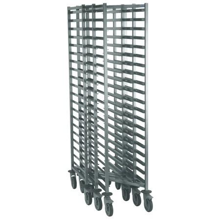 Chariot échelle gastronorme soudée en inox 20 niveaux GN 2/1 - Encastrable - TOURNUS 942061_0