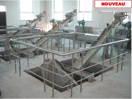 Dégrilleur conique rotatif - CONE STAR - Acier inoxydable 304L/316L - Pour réseaux d'eaux usées et stations d'épuration_0