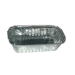 ECOLOMIQUE - 50 Pcs - Barquette aluminium rectangulaire - 670 ml, 19,7 x 10,5 cm, Hauteur: 4,9 cm - ECO209AL240670 - gris aluminium ECO209AL240670_0