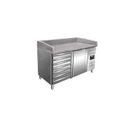 SARO Table à pizza avec tiroirs modèle MARGA PZ 1610 TN - inox 323-10911_0