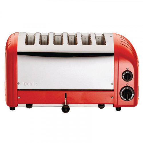 GRILLE-PAIN 6 FENTES PROFESSIONNEL DUALIT - ROUGE