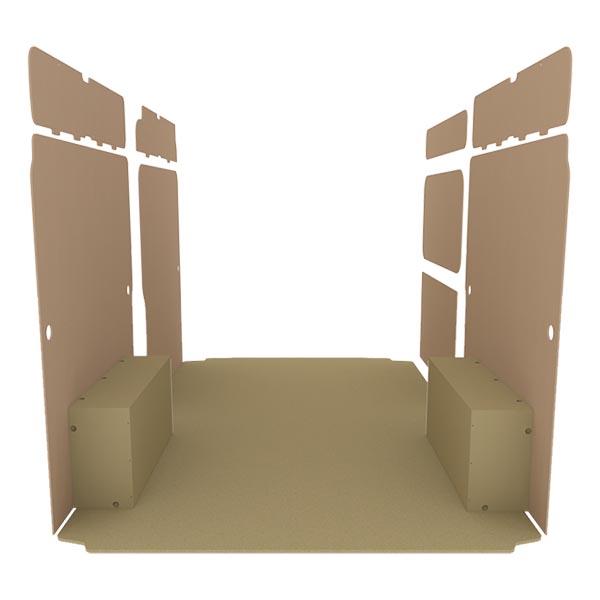 Habillage bois natural K2 aggloméré + MDF / Portes arrière incluses_0