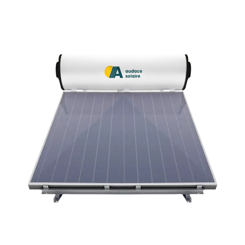Kit chauffe-eau solaire 200 litres - système Thermosiphon pour 4 personnes - circuit fermé Audace Solaire_0