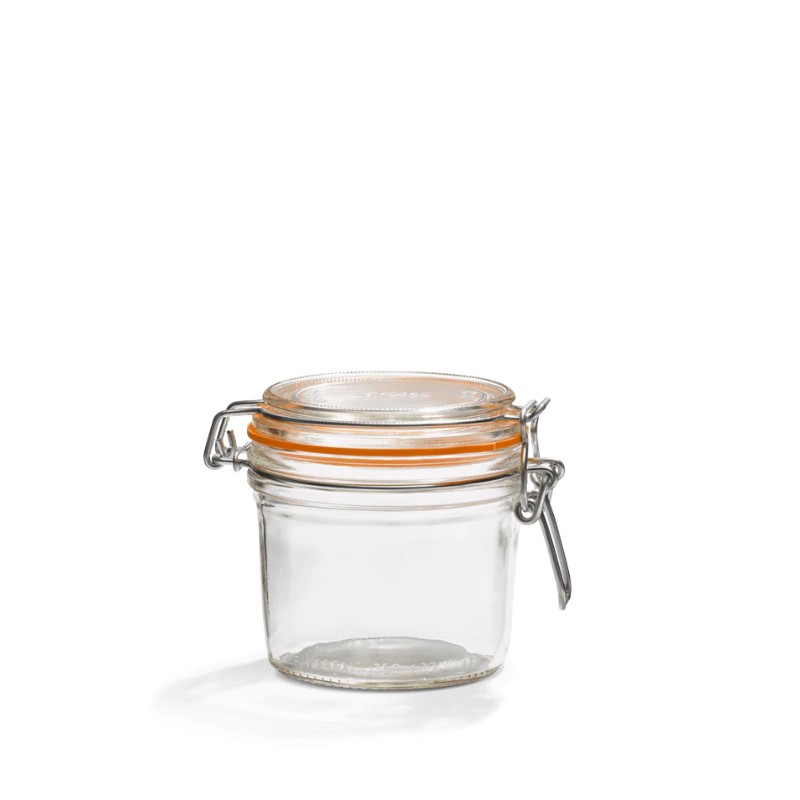 Lot de 6 bocaux Terrine Le Parfait Super - 350 g - Ø 85 mm (joint compris) - fermeture inox_0