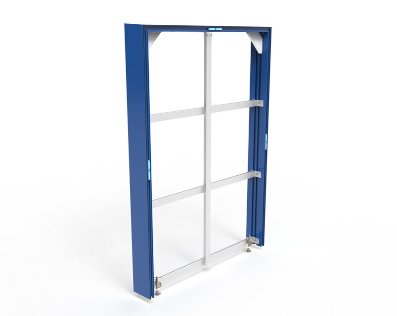 Mannequin de coffrage Omega en aluminium - ouverture portes et fenêtres voiles béton armé 16-30 cm_0