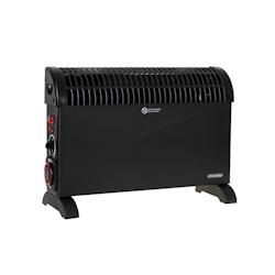 Mesko MS 7741b Convecteur avec minuterie et ventilateur Turbo - 3 niveaux de puissance : 750W, 1250W, 2000W - Noir - 5903887806442_0