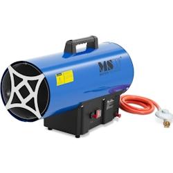 MSW - MSW MSW-GH-ET-30000 Canon à air chaud 30000 W 310 m² allumage manuel Chauffage de chantier gaz Canon à air chaud fioul Canon à - bleu acier_0