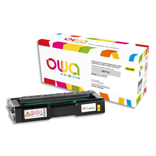 Owa cartouche compatible laser jaune ricoh 407719 k16088ow_0