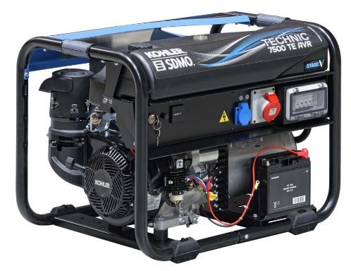 Power Technic 7500 TE AVR C5 - Groupe électrogène Kohler - Gamme TECHNIC - Puissance max 6,5 kW / 8,1 kVA - 50 Hz_0