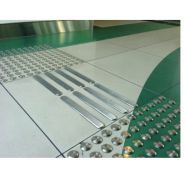 Bande podotactile inox 316 - Réf. T2S010 - Setin - surface lisse - 290x35x5 mm_0