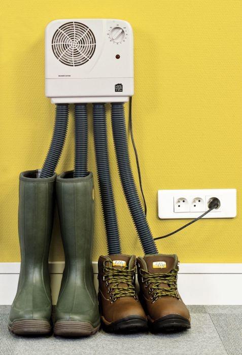 Sèche bottes et chaussures - 4 tuyaux flexibles - minuterie réglable - 350W - Réf. 971701_0