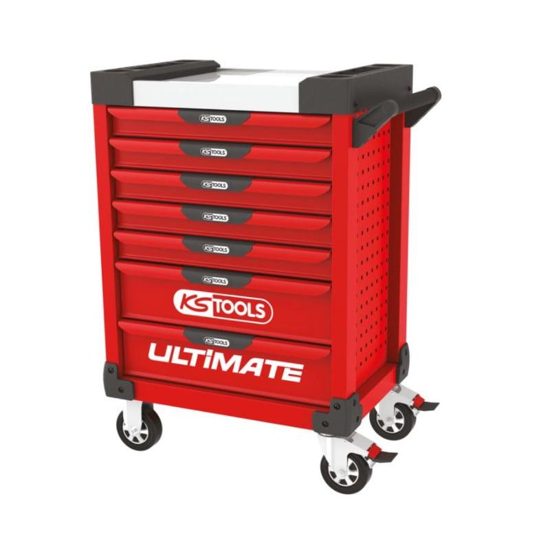 Servante ULTIMATE rouge, 7 tiroirs - KS Tools | 809.0007_0