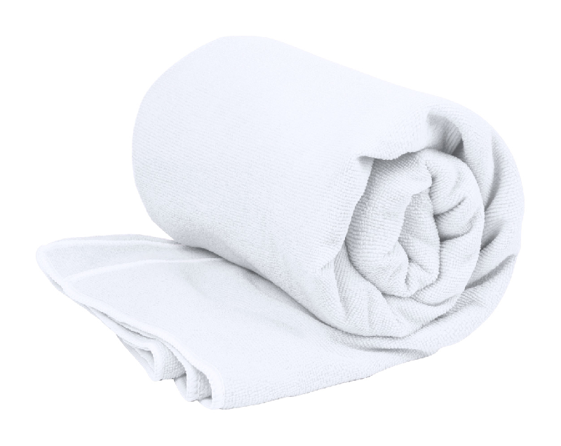 Serviette en microfibre - grande taille - 310 g/m² - couleur blanc - poids 470 g_0