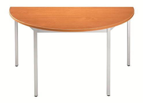 TABLE 1/2 RONDE FIXE - MÉLAMINÉ_0