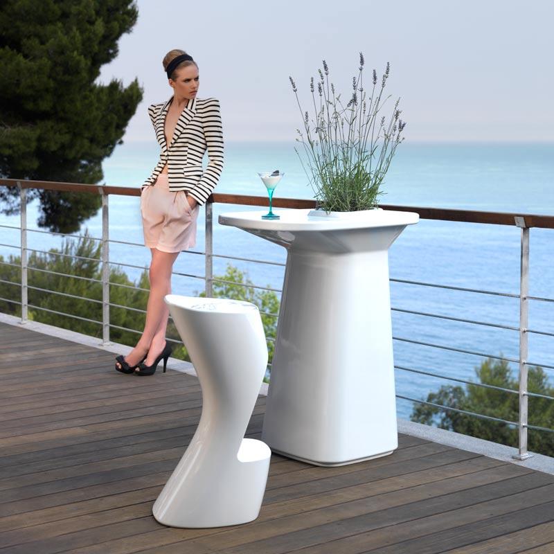 Table haute - pot de fleur NOMA de VONDOM_0