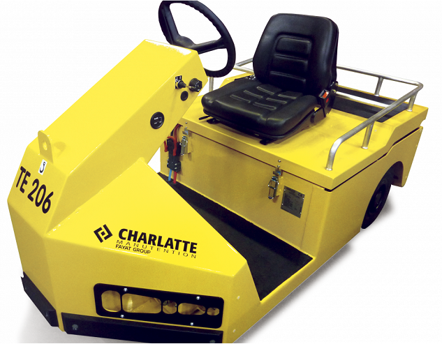 Tracteur électrique Charlatte TE206 - 6/7 tonnes pour secteurs industriels et aéroportuaires_0