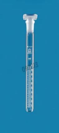 Tube à essai gradué 25 ml avec bouchon en polypropylène à rodage normalisé - 092315_0
