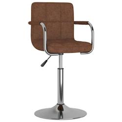 VidaXL Chaise De Salle à Manger Marron Tissu - 8720286744079_0