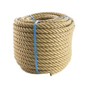 CORDE POLYPROPYLÈNE BEIGE COURONNE DE 50 MÈTRES DIAMÈTRE 20 MM