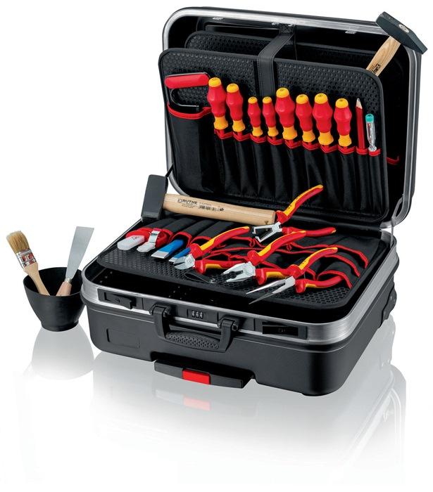Assortiment d'outils BIG Basic Move électrique 24 pièces fourni avec coffret de transport rigide pour électricien KNIPEX_0