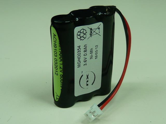 BATTERIE NIMH 3X AAA 3S1P ST1 3.6V 800MAH FC_0