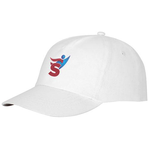 Casquette 5 panneaux Feniks - œillets brodés pour aération - fermeture velcro - 100% coton twill 175 g/m²_0