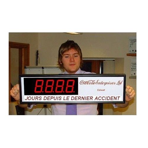 Compteur de jours sans accident - ADEL Instrumentation - Fabriqué sur mesure pour votre entreprise_0
