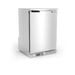 CORECO Arrière Bar 1 Porte Pleine Battante - Acier inoxydable 18/10 - Température +2/+8°C - Capacité 150 canettes - Dimensions 620x520x850mm - NRH-150-LI_0