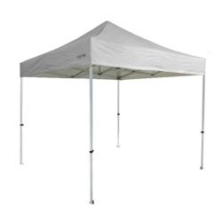FRANCE BARNUMS Tente pliante 3x3m - acier 45mm/polyester 380g - Norme M2 - blanc - réglable - montage rapide - FRANCE-BARNUMS_0