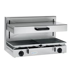 FURNOTEL Salamandre électrique de cuisine à plafond mobile - grille 600 x 350 mm - résistances blindées - puissance 4 kW_0