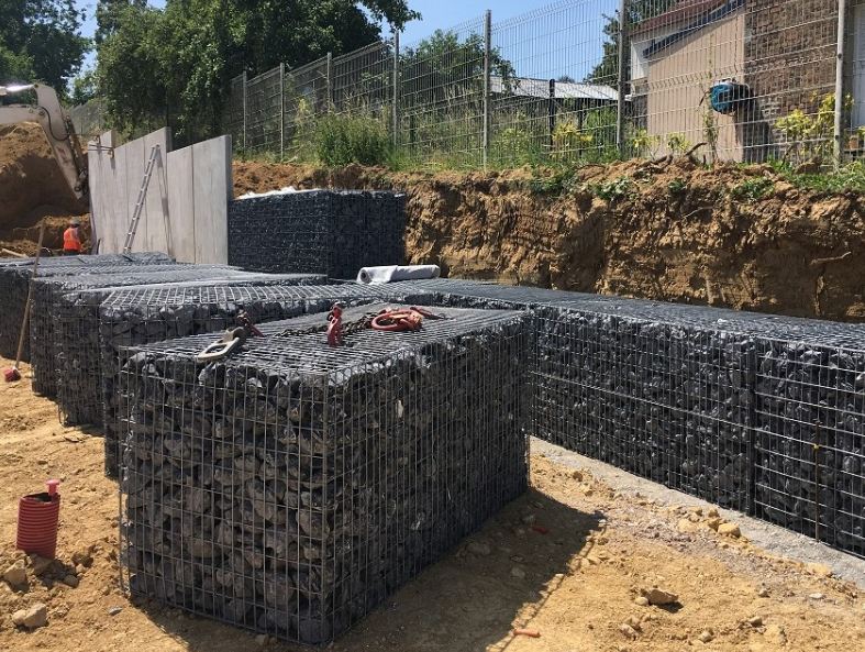 Gabion pré-rempli prêt à poser - Mise en place facile et rapide - Panneaux renforcés fil 5,5mm_0