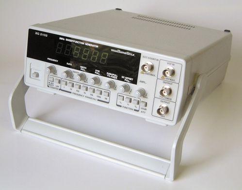 Générateur de fonctions 2MHz avec afficheur LED vertes 6 digits et fréquencemètre intégré - MULXG2102 - Multimetrix_0