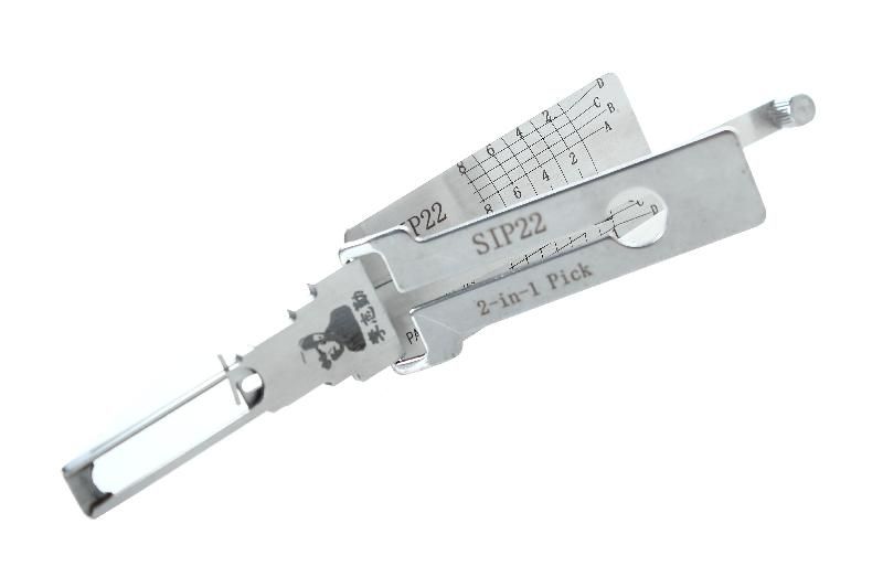 Lishi SIP22 - Crocheteur et décodeur 2-en-1 pour serrures automobiles - Référence LISHI-SIP22-TL_0