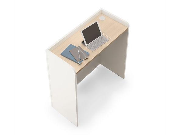 Comptoir d'accueil Image en bois blanc_0