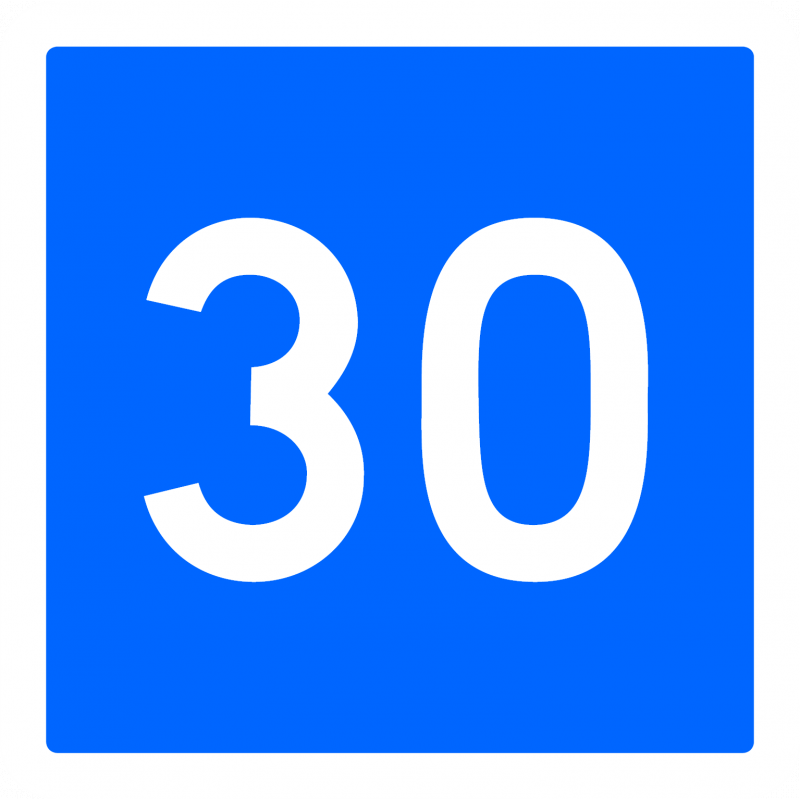 Panneau indication vitesse conseillée C4A - WP Signalisation - Haute durabilité et éco-responsable_0