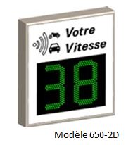 Radar de vitesse destiné aussi bien à l'usager qu'au gestionnaire de voirie - Gamme PIV_0