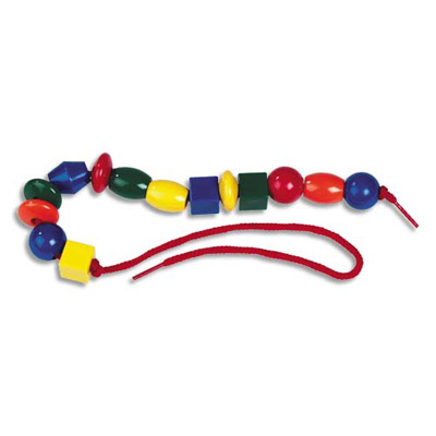 SACHET DE 150 PERLES COLOREES, DE TAILLES ET FORMES DIFFERENTES