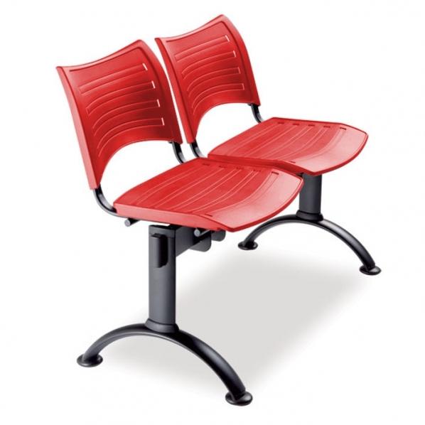 Siège sur poutre 2 places design - Rouge - Marque Rolléco_0