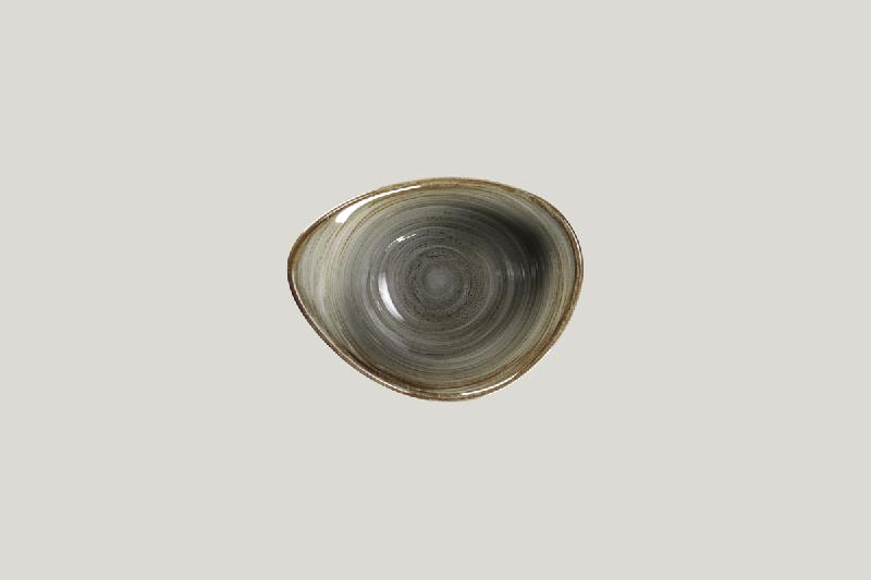 BOL TRIANGULAIRE GRIS PORCELAINE 15,5 CM RAKSTONE SPOT