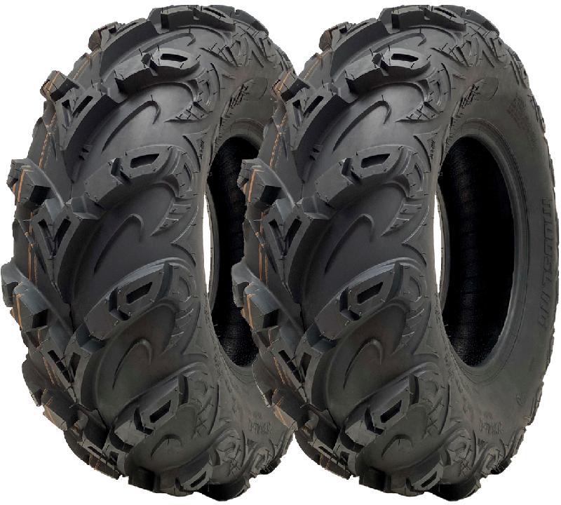 25x8.00-12 ATV Quad Tyre OBOR Mudsling WU05 E-Marked Road Legal 165kg (Set of 2)_0