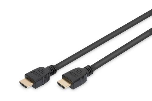 Câble HDMI 3m ASSMANN ELECTRONIC AK-330124-030-S - Connecteurs mâles Type A standard - Contacts plaqués or - Compatibilité 3D et 4K/8K_0