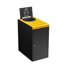 Rossignol - Meuble de tri restaurant collectif enfant 65L ALITRI - jaune - jaune acier 55772_0